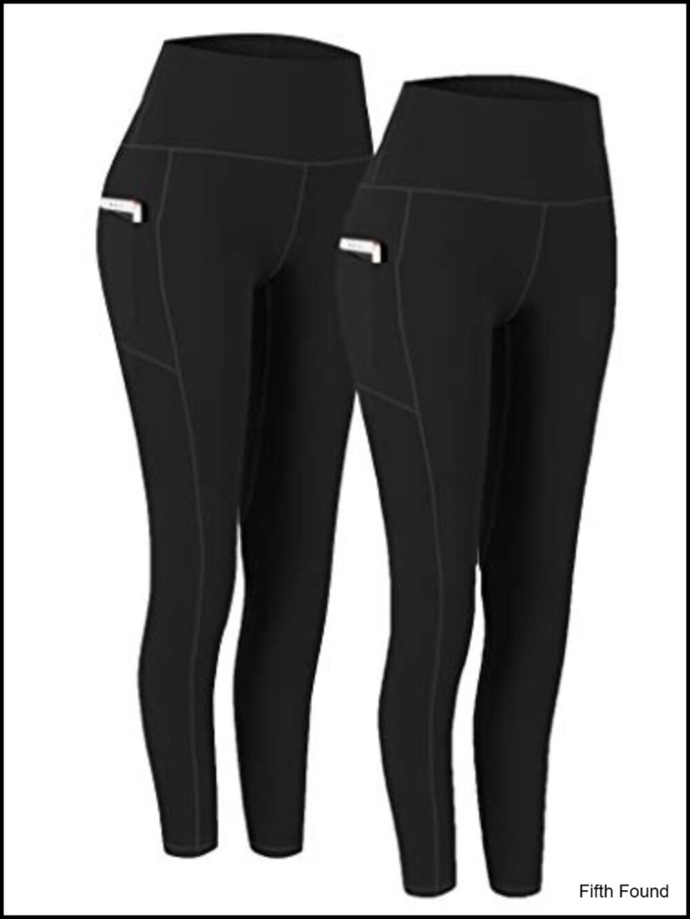 High Waist Yoga Pants with Pockets Workout Leggings Capri